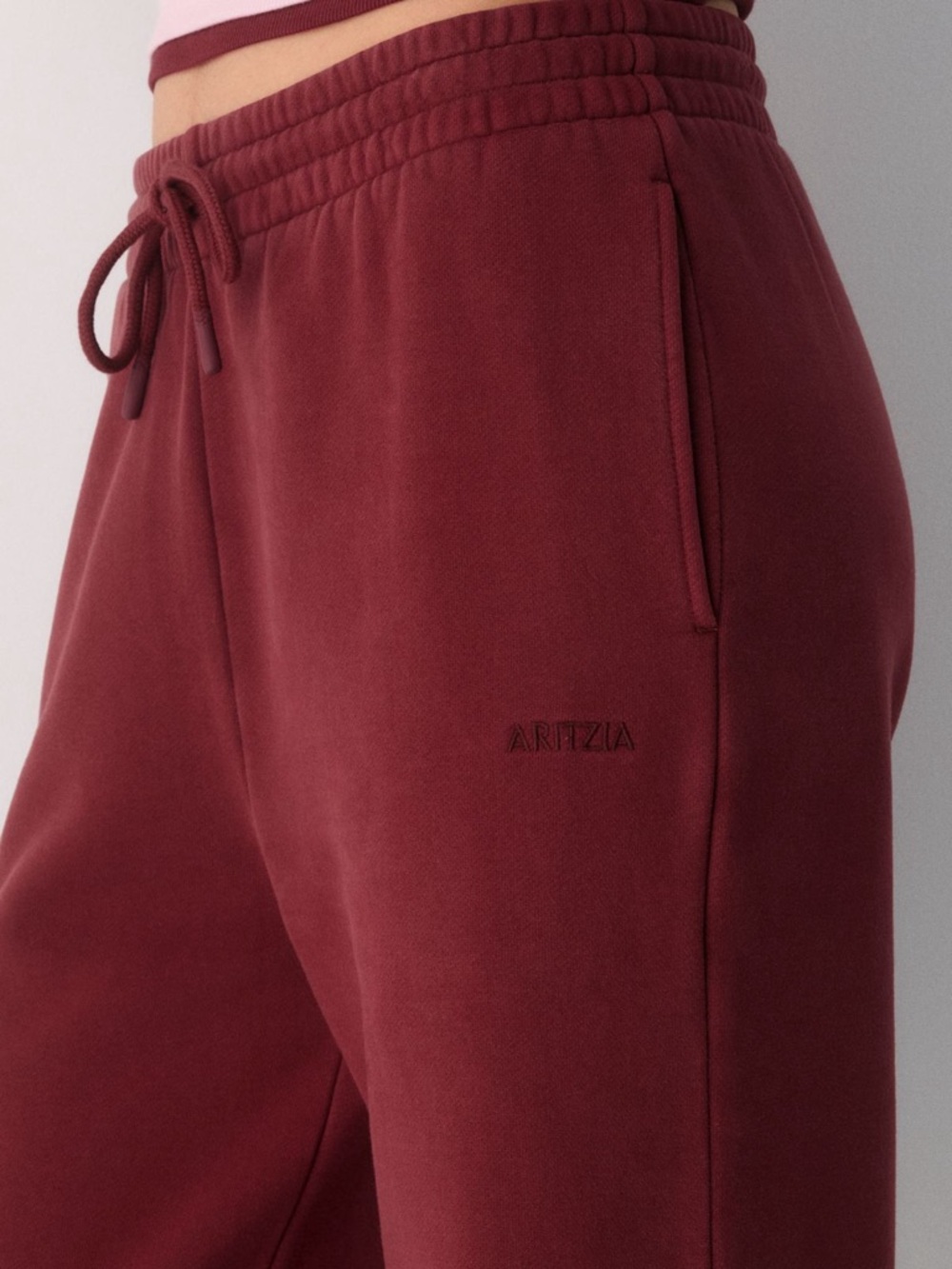 SOLD IN STORE Aritzia Sweatfleece Cozy Fleece Boyfriend Fit Wide Leg - Picture 3 of 14